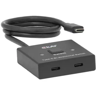 Club 3D CLUB3D USB-C® Bidirektionaler Video + Daten + PD Switch