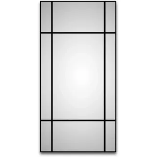 Talos Wandspiegel 60 x 120 cm Schwarz