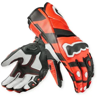 RevIt! Revit Jerez 4 Lederhandschuhe - Neon Red / Black - XL