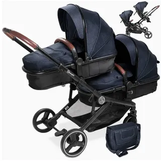 BabyGO Twinner Set Grau