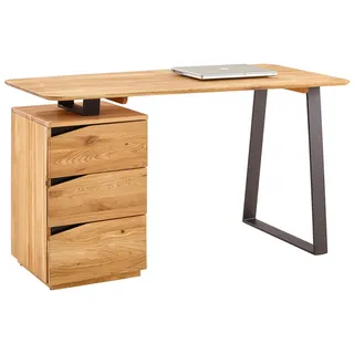 Linea Natura Eckschreibtisch LYNX Wildeiche massiv