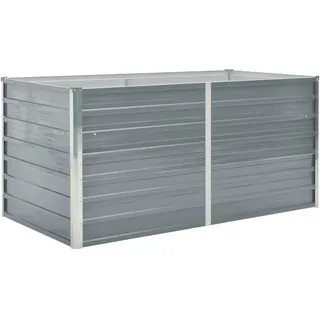 vidaXL Hochbeet 160 x 80 x 77 cm Grau