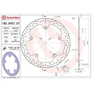 Brembo Bremsscheibe für Motorräder 68b407d7