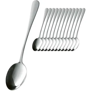 Esmeyer Menülöffel "Sylvia" 12er Set aus Chrom Edelstahl - Bunt