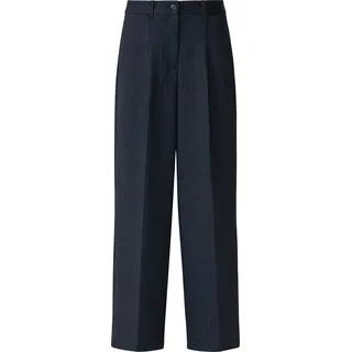 s.Oliver Bundfaltenhose Nadelstreifen Blau 42
