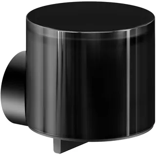 KEUCO REVA Seifenspender für Flüssigseife, Echtkristall-Stulpglass, 12852379000, Farbe: Schwarz Matt