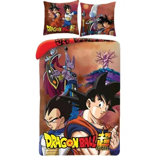 Halantex Dragon Ball Anime Mehrfarbig 140 x 200 cm + 70 x 90 cm