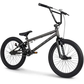 Symbol Freestyle BMX-Fahrrad, 20 Zoll, Anthrazit-Silber, Flüssigkohle