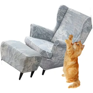 3 Teilig Ohrensessel Überzug Mit Ottomane Schonbezug Tiger Stuhlbezug Mit Armlehne Ohrensessel Schonbezüge Stretch Sessel Überwürfe Ohrensesselbezüge Bezug Sesselhusse Tiger Stuhlbezug ( Color : #103