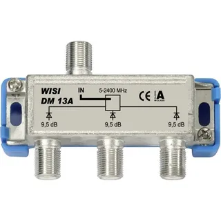 Wisi Verteiler 3f. 5-2400MHz, 9,5dB DM13A