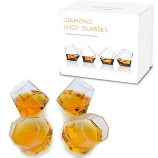 Mad Monkey Diamant Schnapsglas 0,3 l 4-tlg.