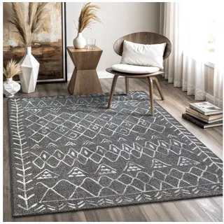 Sanat Teppich »Boho 8200« rechteckig 10 mm Höhe Kurzflor, robust, Boho, Scandic, für Fussbodenheizung geeignet