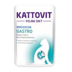 KATTOVIT Feline Diet Gastro 24x85g Ente & Reis