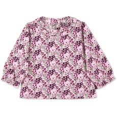 Sterntaler Kleinkind Mädchen Langarmshirt Baby Langarm-Shirt Blumen Langarmshirt - Baby Shirt Langarm - mit Blumendruck und Rüsche - rosa, 92