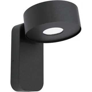 EGLO Außenleuchte Kunststoff/Metall 17,0 cm IP44 6 W schwarz-transparent