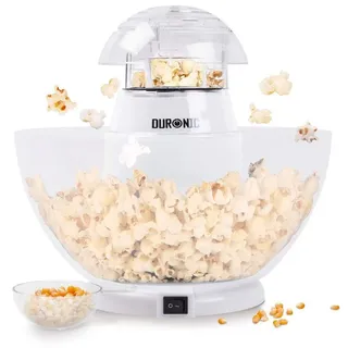 Duronic POP50 WE Popcornmaschine Heißluft fettfrei 1200W, Ölfreies