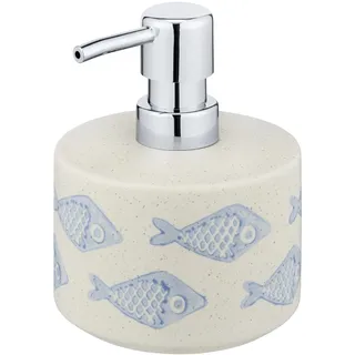 Wenko Seifenspender Aquamarin Keramik, 475 ml, blau