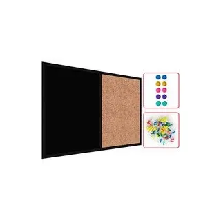 ALLboards Whiteboard-Pinnwand 60,0 x 40,0 cm Textil schwarz