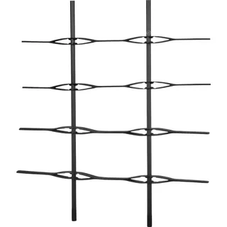 LECHUZA TRIO Cottage 40 113 x 170 cm Schwarz