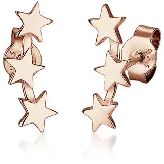 Elli Ohrstecker Sterne Roségold 925 Sterling Silber