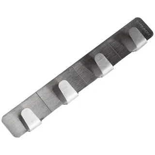 Fackelmann Klebehakenleiste 61280 Silber