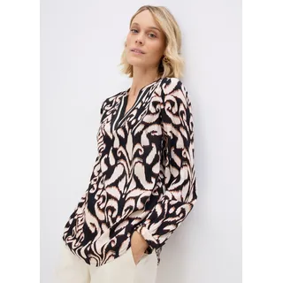 bonprix Tunika »Tunikabluse aus fließender Viskose« Tunikabluse aus fließender Viskose, schwarz