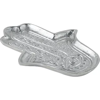 Orientalische Deko Schmuckschale Schlüsselschale Nouba - Silber