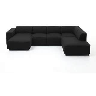 Atlantic Home Collection Wohnlandschaft/Ecksofa Bulky, U-Form« in U-Form und XXL Sitzfläche, modular aufgebaut