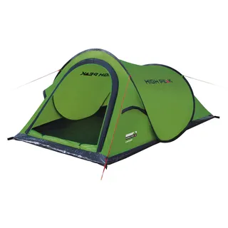 High Peak Wurfzelt Campo 2, Pop Up Zelt für 2 Personen, Festivalzelt mit Wannenboden, super leichtes Schnellöffnungs-Wurfzelt, 1500 mm wasserdicht, Ventilationsystem, Moskitoschutz