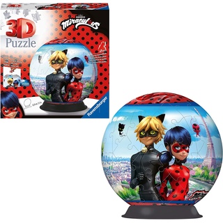 Ravensburger Puzzle Miraculous 3D-Puzzle Ball 11167