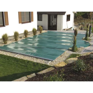 KWAD Poolabdeckung beige 6,0 x 3,0 m