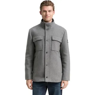 Tom Tailor Herren 2-in-1 Wolljacke mit Abnehmbarer Innenjacke