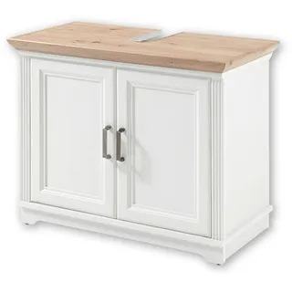 Stella Trading Waschbeckenunterschrank - weiß , Maße cm B: 83 H: 66 T: 43.0