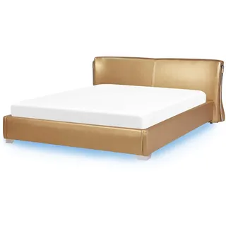 Beliani Paris 180 x 200 cm Gold