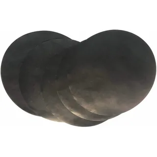 OSVINO BBQ Grillmatte 5er Set – Antihaft BBQ Unterlage aus Teflon, rund (40cm Durchmesser) für Grill, Backofen, Camping & Balkon – Wiederverwendbare Grillplatte