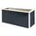 Hochbeet Herba 205 x 80 x 81 cm Grau