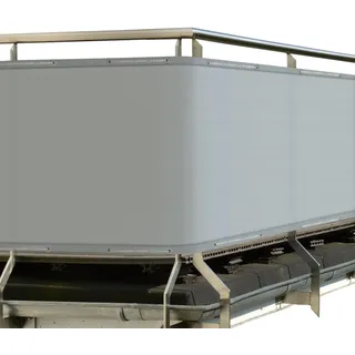 Sol Royal Balkonumspannung SolVision PB2 90/500 cm Grau Pe , Kunststoff , 500x90 cm , Sonnenschutz, Sichtschutz