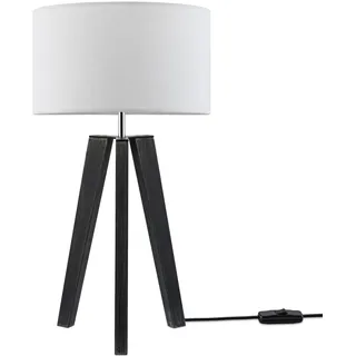 Paco Home Canvas uni Color Schwarz