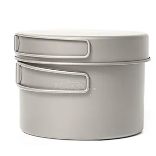 TOAKS Titan Outdoor Camping Pfanne Wandern Kochgeschirr Backpacking Kochen Picknick Schüssel Topf Pfanne Set (1300ml)