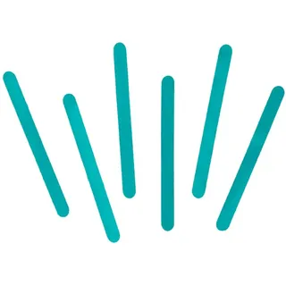 Stiele aus Holz, Blau, 73 x 7 x 2 mm. 150 Stück.