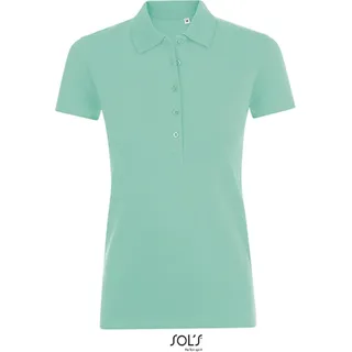 SOLs 01709 | Damen Phoenix Polo / Gekämmte, ringgesponnene Baumwolle - Farbe: Mint - Größe: XXL - Türkis