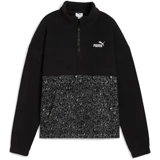 Puma Pullover Sweatshirt Graphic Animal Schwarz L