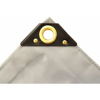 grau 650 g/m2 PVC 3 x 4m (12m2) Plane - Grau