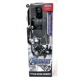 Hasbro Marvel Avengers Titan Hero Serie Black Panther, 30 cm große Actionfigur mit Titan Hero Power FX Port
