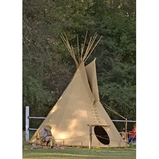 Ø 5m Tipi Indianerzelt Wigwam Indianer Zelt Sioux Style