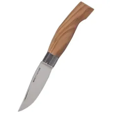 Marietti TB08UL BERGAMASCO Traditionelles Messer mit Jutebeutel, 8 cm Glatte Klinge