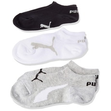 Bild Kinder Sneaker Socken Bwt White/Grey/Black, 31-34