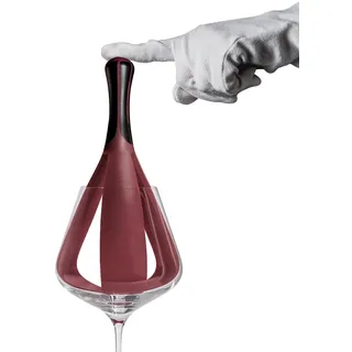 Brilamo Weinglaspolierer und Weinglas Poliertuch | Für fussel-, schlieren- und streifenfreie Reinigung von Weingläsern, Biertulpen etc. | Spülmaschinengeeignet