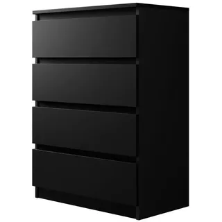 Mirjan24 Malwa M4 70 x 100 x 40 cm Schwarz