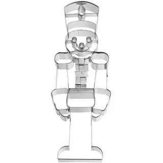 RBV Birkmann Birkmann, Plätzchen-Ausstechform XXL Nussknacker, 18,5 cm, Edelstahl, hochwertige Qualität, 198517